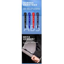 得力6600ES子弹头中性笔0.5签字笔水笔黑红办公商务学生书写文具